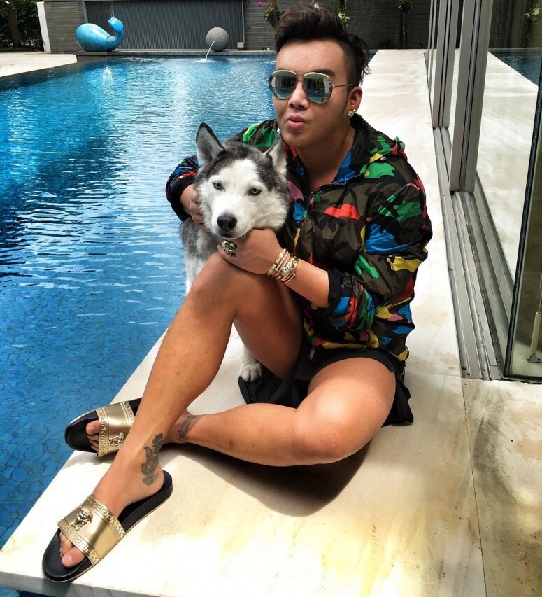 Kane Lim十分熱愛名牌珠寶，光是看他的Instagram就能感受得到，名牌手鐲、鑽石、寶石