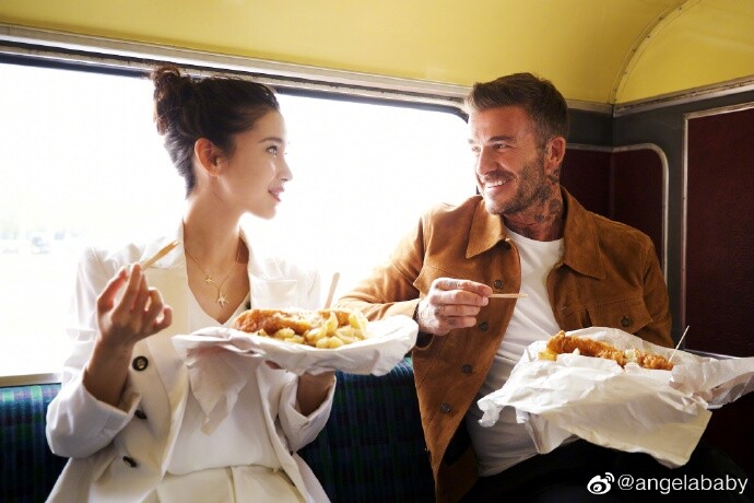 這顏值我可以！Angelababy 從小粉絲變拍檔，與碧咸同框拍廣告