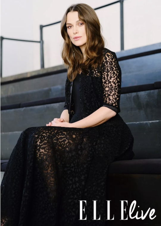 品牌形像大使Keira Knightley這次為了Chanel來到上海,身著黑色鏤空長裙的她正在幸 品牌形像大使Keira Knightley這次為了Chanel來到上海,身著黑色鏤空長裙的她正在幸