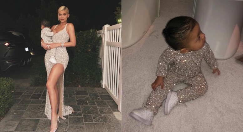 Stormi Webster 與 Kylie Jenner 的母女穿搭