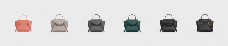 全新推出的Pico尺寸Celine Belt Bag,比原來的Nano尺寸更細小,然而小巧尺寸更具活 全新推出的Pico尺寸Celine Belt Bag,比原來的Nano尺寸更細小,然而小巧尺寸更具活