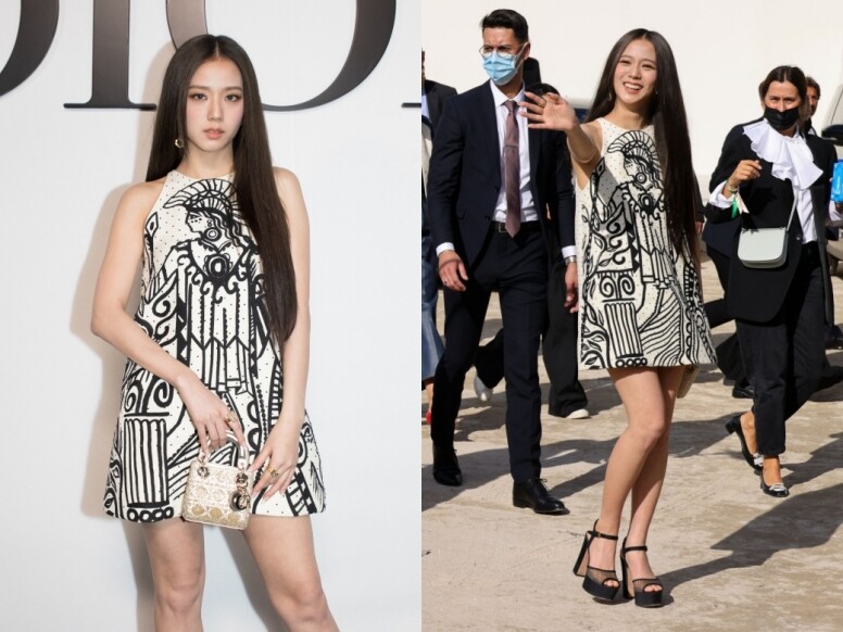 BLACKPINK Jisoo出席Dior 2022春夏時裝騷 BLACKPINK Jisoo出席Dior 2022春夏時裝騷