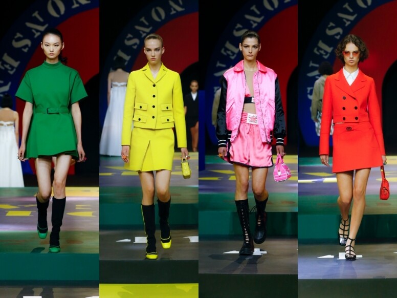 Dior 2022春夏時裝展亮點：鮮明色調