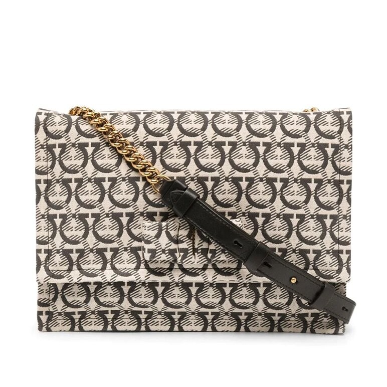 Viva Gancini Monogram中型側肩袋 HKD 8,139