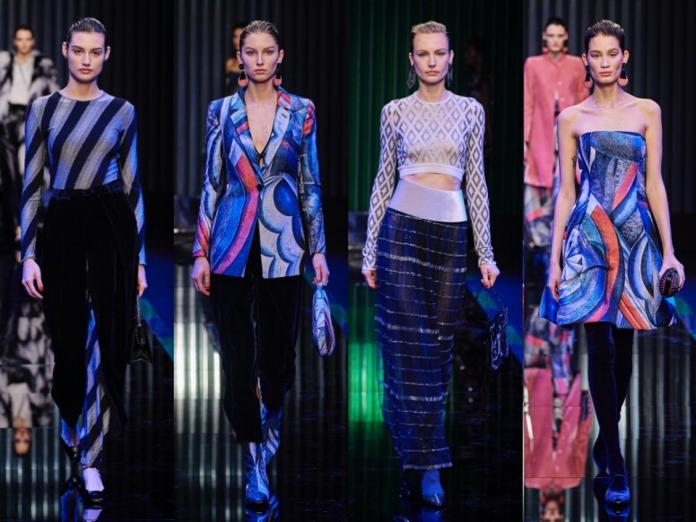 Giorgio Armani 2022秋冬時裝展焦點： 圖案裝飾