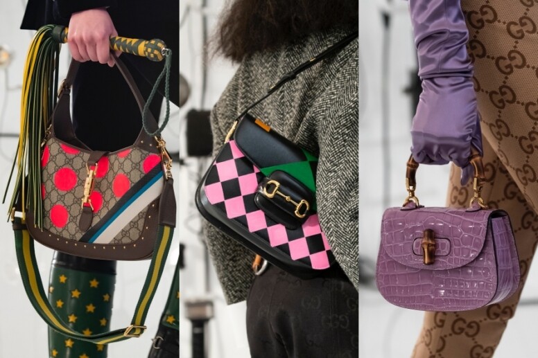 除了Gucci Jackie、Horsebit 1955披上新鮮迷人色彩，經典Bamboo手袋也強勢回歸！