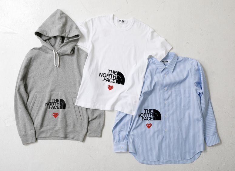 Comme Des Garçons的支線Play Comme Des Garçons因設計款式可愛百搭而聞名，上月更與The North