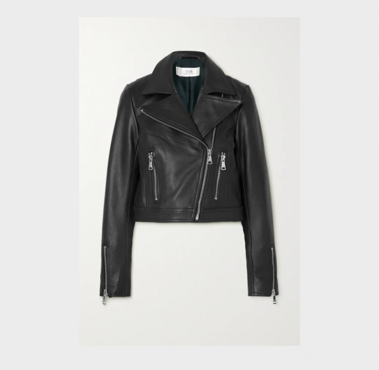 拉鏈飾皮革外套 Victoria, Victoria Beckham 拉鏈飾皮革外套 Victoria, Victoria Beckham