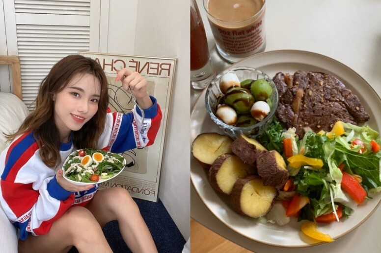 曾減肥減到患上厭食症後，Jini就不再嚴格限制自己的飲食，午餐可以吃自
