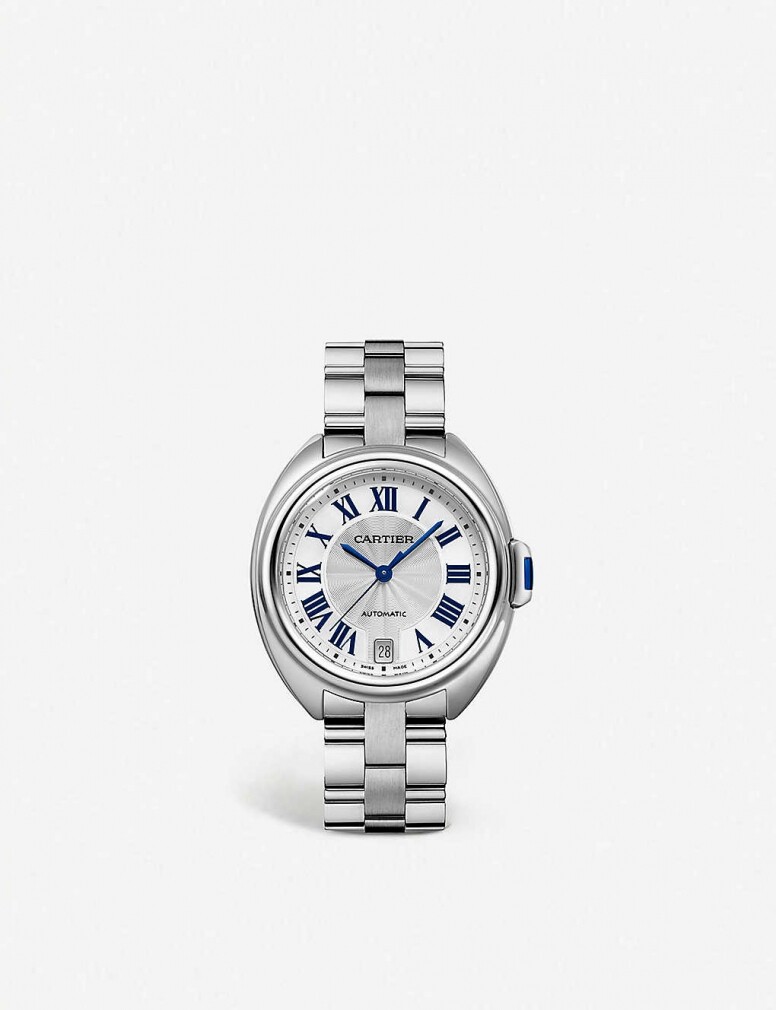 首先介紹的這款來自Cartier的CLÉ DE CARTIER系列腕錶，因設計和諧簡約，深受形象大