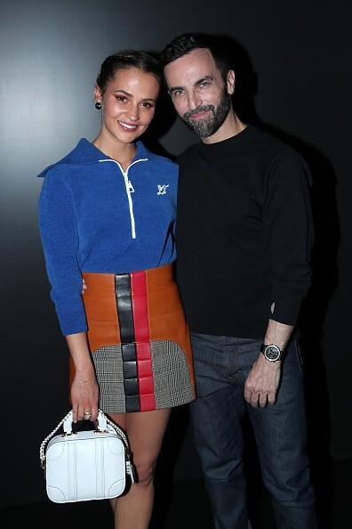 Alicia Vikander & Nicolas Ghesquière Alicia Vikander & Nicolas Ghesquière