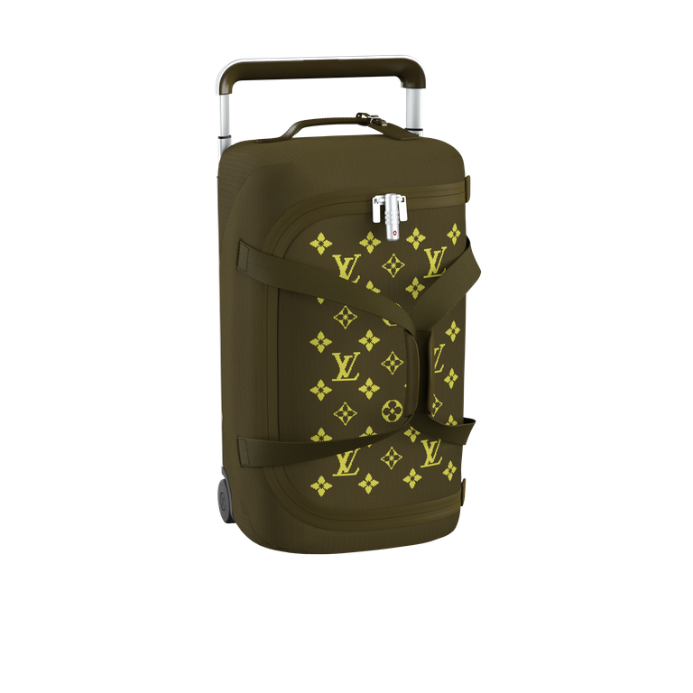 卡其色配鮮黃色Monogram Horizon Soft旅行袋HKD 20,400 卡其色配鮮黃色Monogram Horizon Soft旅行袋HKD 20,400