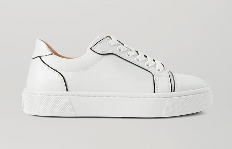 Christian Louboutin 雙色白波鞋 $5,200