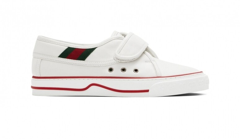 Gucci ‘Gucci Tennis 1977' 白波鞋 $6700, available at ssense.com