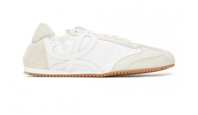 Loewe 軟皮白波鞋 $5350, available at net-a-porter.com