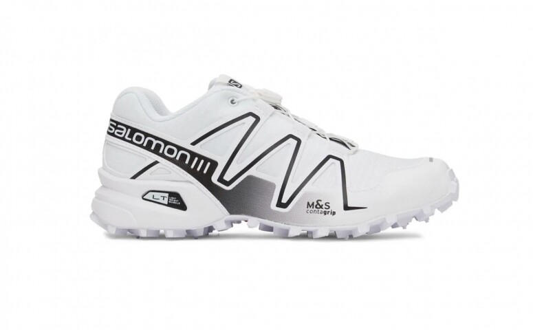 Salomon 白色運動鞋 $1060, available at ssense.com