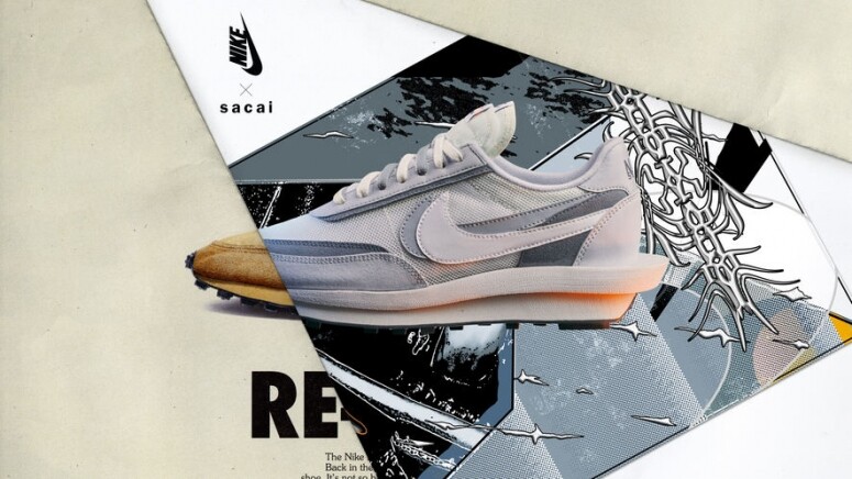 Sacai x Nike LDWaffle波鞋（白x灰配色）