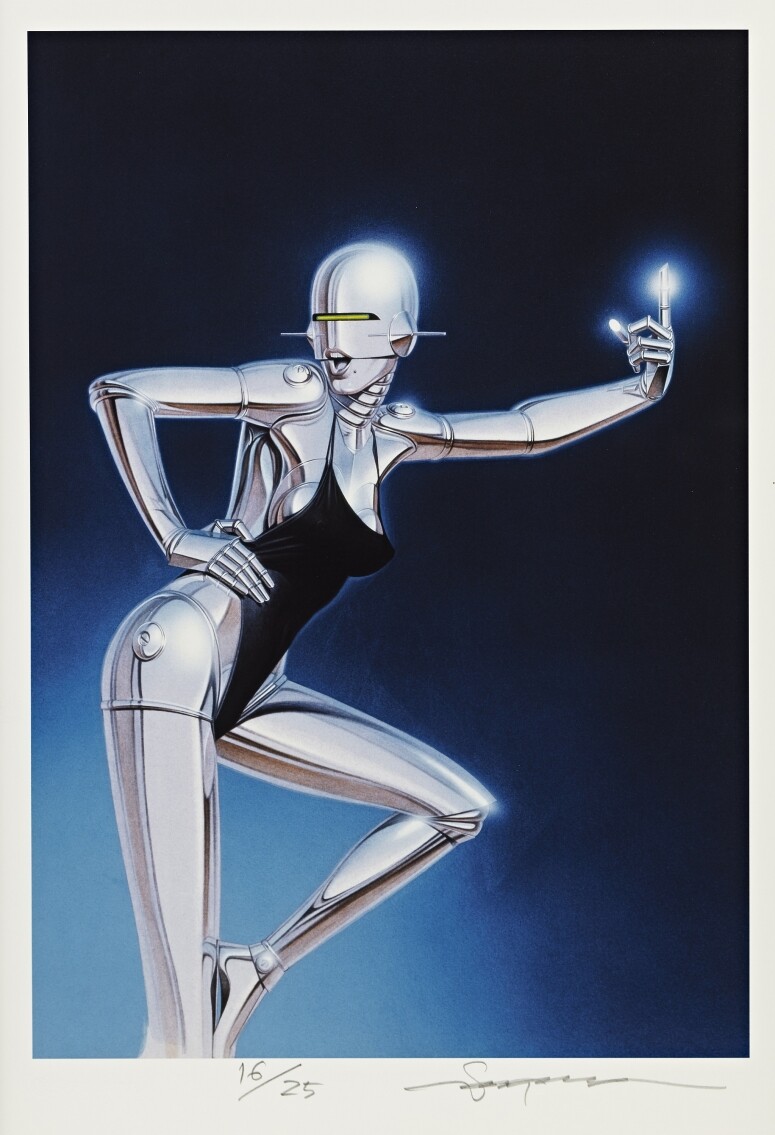 看見這個Sexy Robot畫作，不難猜測作者的身分，正是日本最具影響力藝術家之