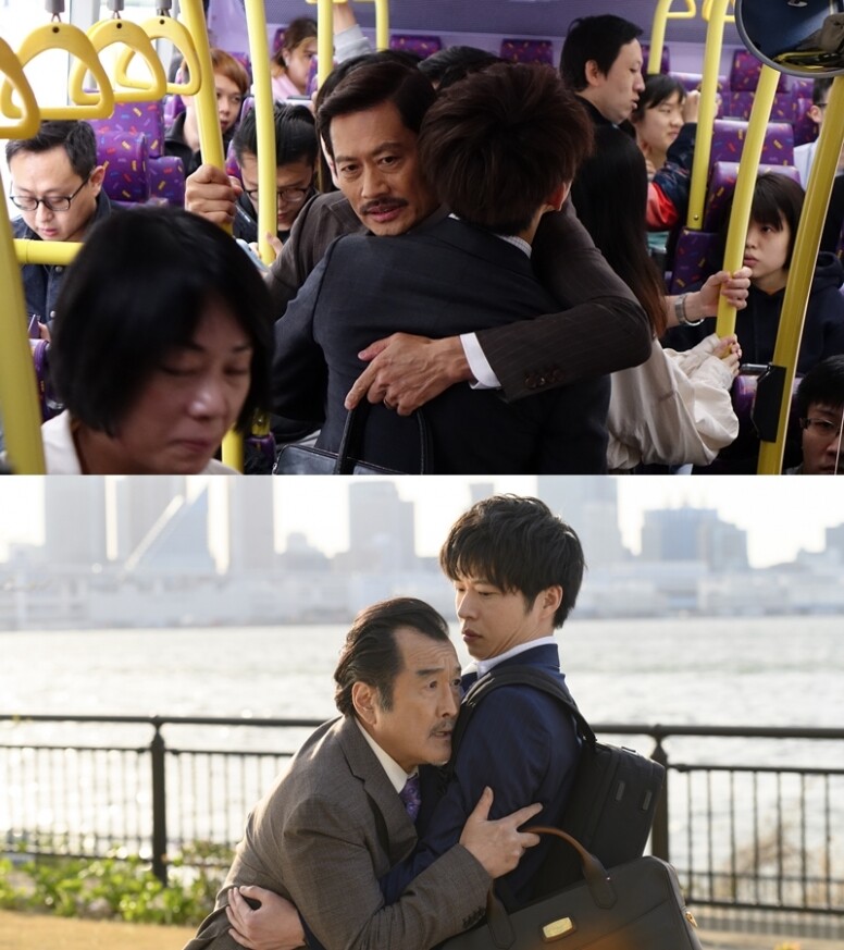 港日兩版《大叔的愛》的劇情基本一樣,都是圍繞三位男主角,以嬉笑怒罵形 港日兩版《大叔的愛》的劇情基本一樣,都是圍繞三位男主角,以嬉笑怒罵形