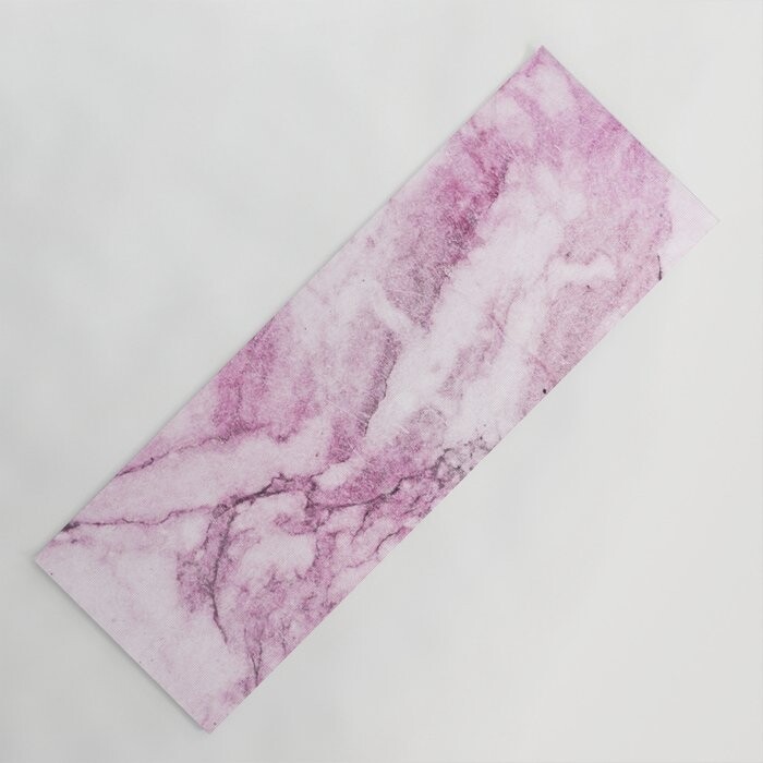 Watercolor Pink Marble 瑜伽墊