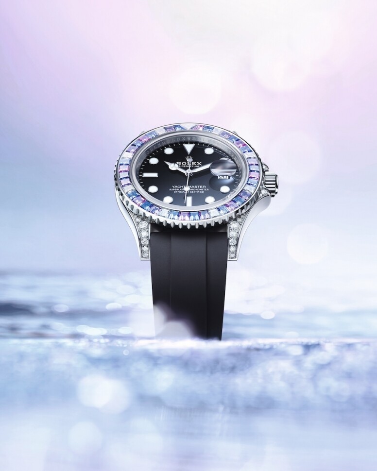 新款Rolex Yacht-Master 40的40毫米蠔式錶殼是堅固可靠之作。中層錶殼以整塊實心