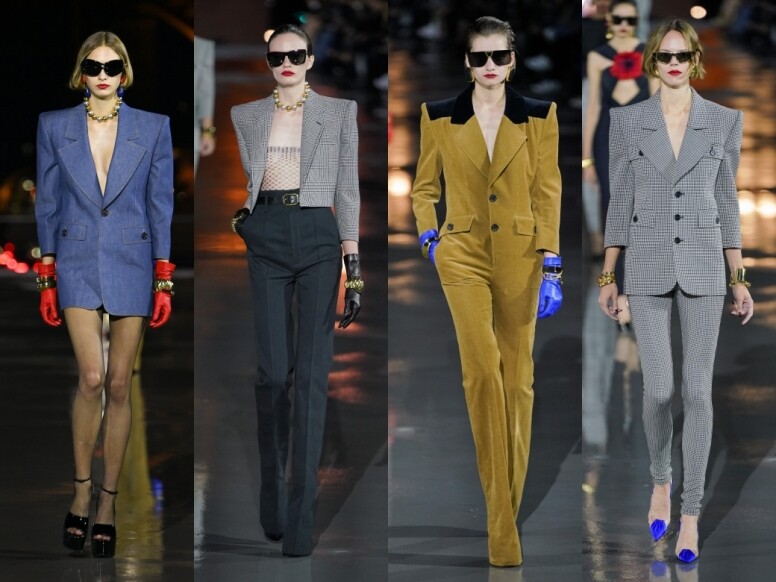 Saint Laurent 2022春夏時裝展焦點：西裝外套