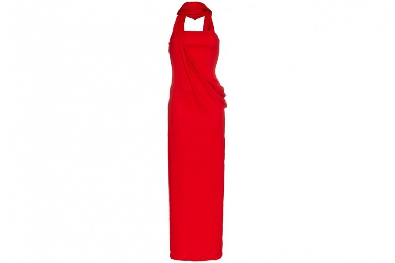 Versace US$1897.5 HKD~14,810.94垂褶開衩連身裙沒想過連身裙也有連帽的吧! Versace US$1897.5 HKD~14,810.94垂褶開衩連身裙沒想過連身裙也有連帽的吧!