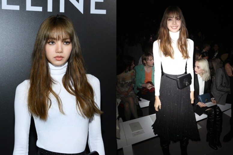 韓國女團Blackpink成員Lisa以一身簡單而型格的黑白色造型登場,並配以近季流 韓國女團Blackpink成員Lisa以一身簡單而型格的黑白色造型登場,並配以近季流
