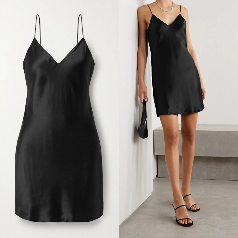 CAMI NYC The Roxanne silk-charmeuse mini dress CAMI NYC The Roxanne silk-charmeuse mini dress