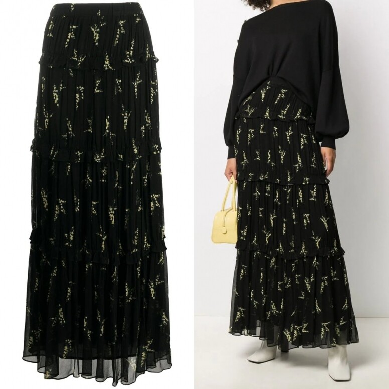 Ba&Sh floral tiered skirt Ba&Sh floral tiered skirt