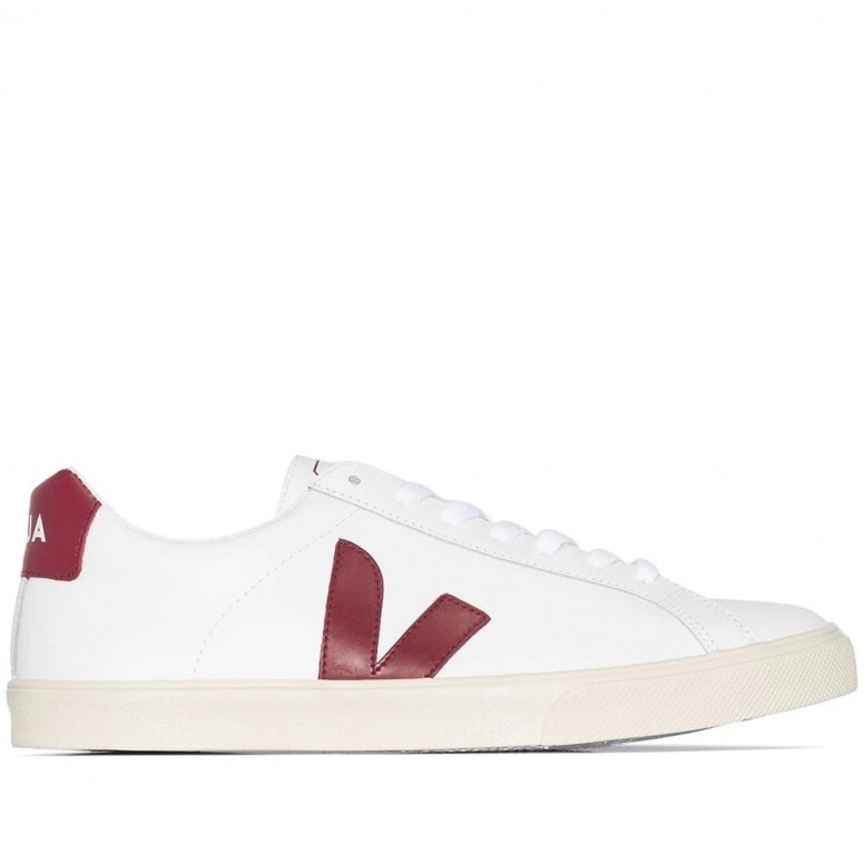 Veja Esplar logo-appliqued leather sneakers Veja Esplar logo-appliqued leather sneakers