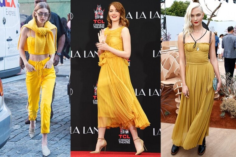 如果你剛好擁有冷色調的肌膚，不妨參考一下膚色白皙的Emma Stone、超模Karlie Kloss