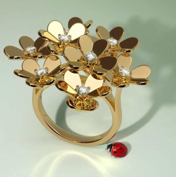 來自法國巴黎的Van Cleef & Arpels，1938年在巴黎的Vendôme廣場的立柱作為視覺設計，創