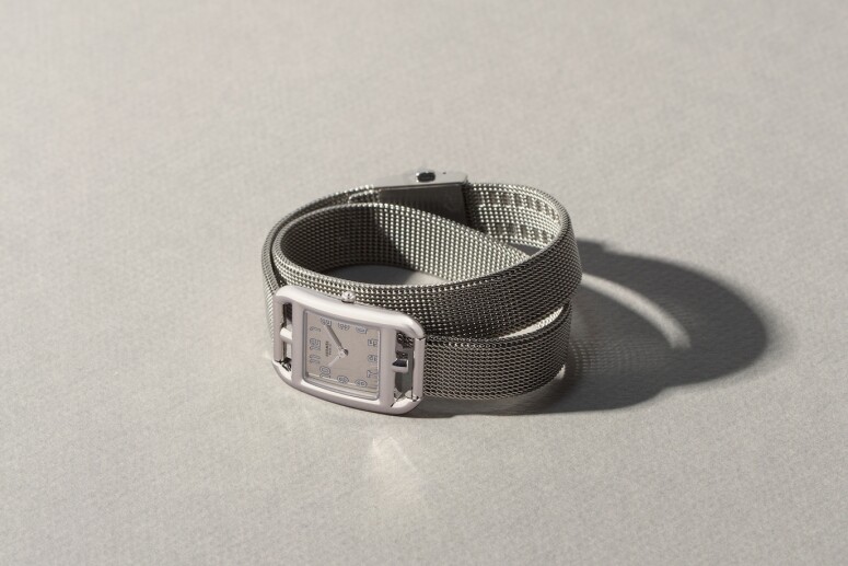 精鋼相圈米蘭錶帶石英機芯腕錶($35,000 Hermès ) 精鋼相圈米蘭錶帶石英機芯腕錶($35,000 Hermès )