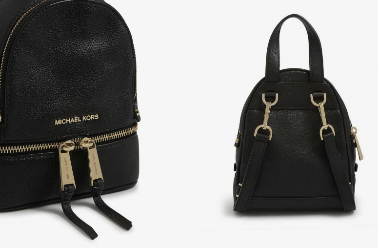 Michael Michael Kors、Tory Burch、adidas等牌子的黑色小背囊推薦｜一年四季都能用的純黑迷你輕