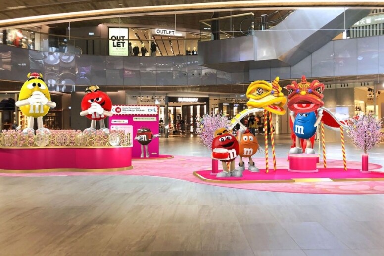 東薈城名店倉 農曆新年 情人節 2021 好去處 打卡 商場 佈置 裝飾 香港