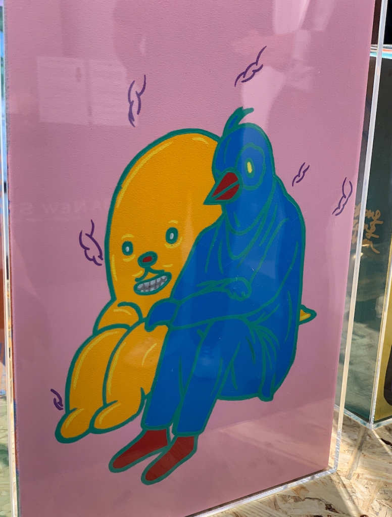 ELLE：你的畫品，總是有不同的題材、很多的想像加進去。你有即時畫些隨筆的