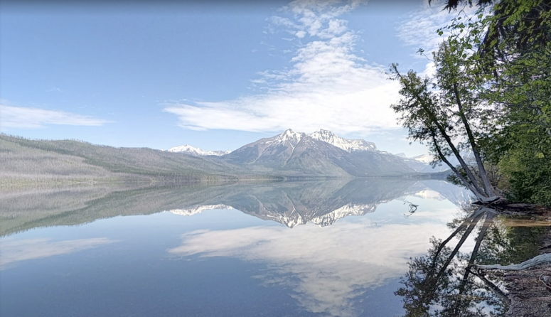Glacier National Park 冰河國家公園 Google earth