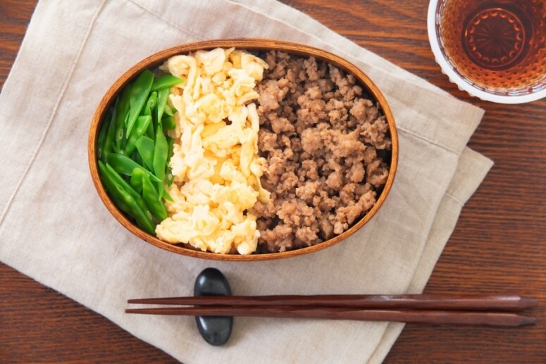便當 日式 食譜 飯盒 帶飯 lunch box recipe Japanese food 三色丼