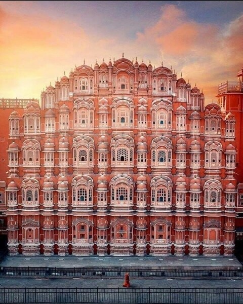 印度-風之宮 Hawa Mahal Travel pink places 粉紅色 打卡 景點