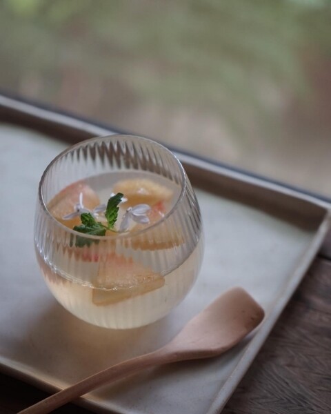 粉色系蜜桃果凍 果凍食譜 recipe jelly