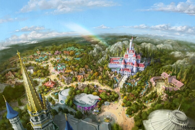 東京迪士尼的新園區「美女與野獸」Fantasy Land