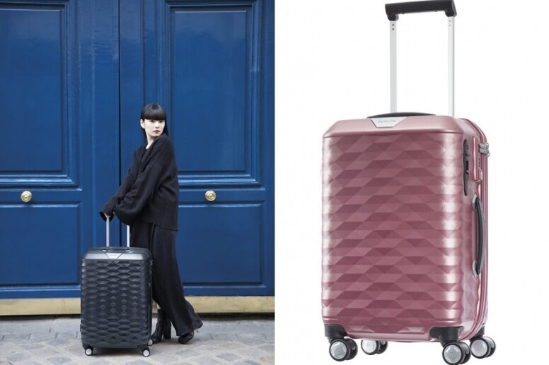 Samsonite POLYGON系列行李箱Samsonite今月新推出的POLYGON系列行李箱，採用配備EASY BRAKE™剎停系統