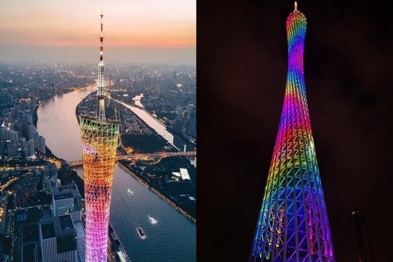 廣州塔，又稱「小蠻腰」，是中國第一高、世界第三高的旅遊觀光塔。這座城市地