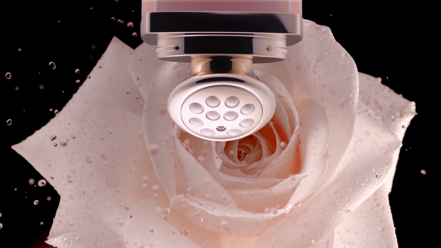 玫瑰花蜜活養精華眼霜擁有專利設計的獨特按摩棒，配合Dior Institut亮肌美妍