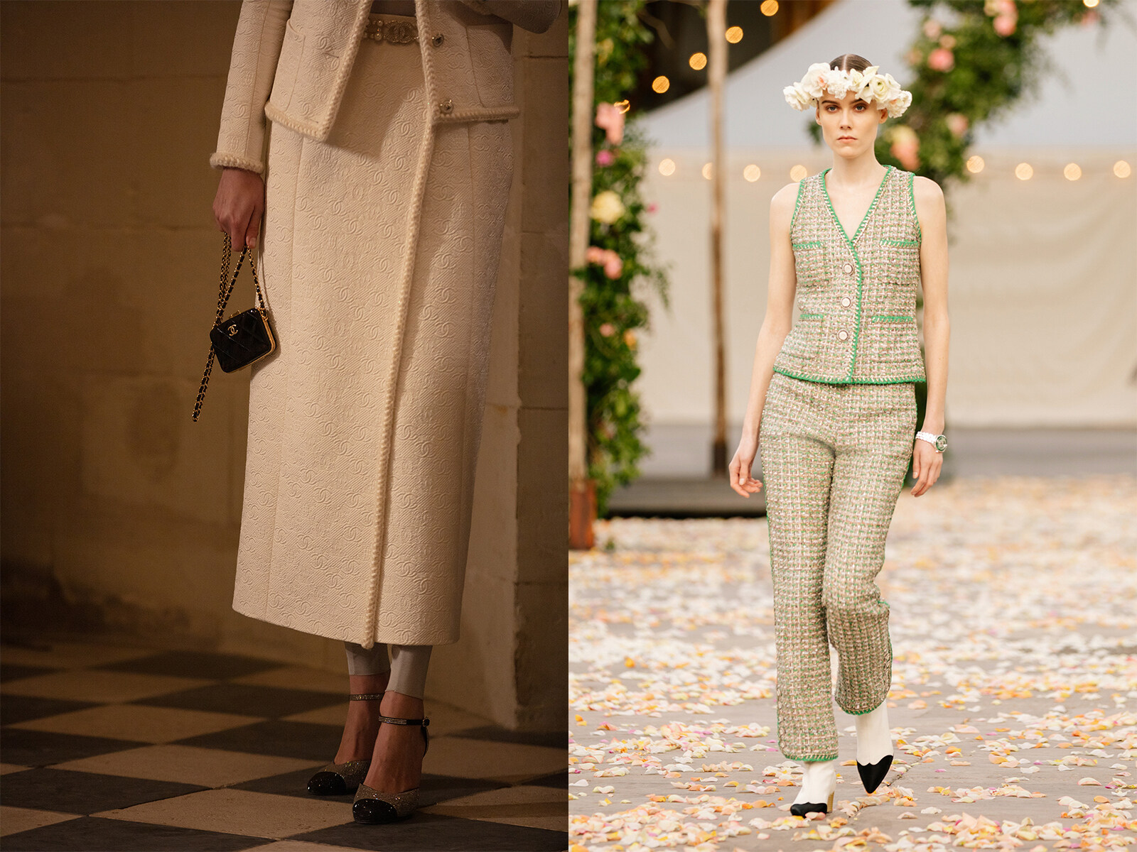 而現任藝術總監Virginie Viard當然亦繼承了Gabrielle Chanel的精神，將雙色鞋獨有的魅力與