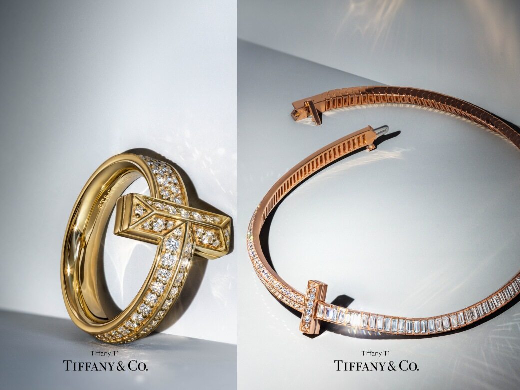 全新的T1系列珠寶兼備的優雅簡約及矚目前衛風格為之著迷。系列融