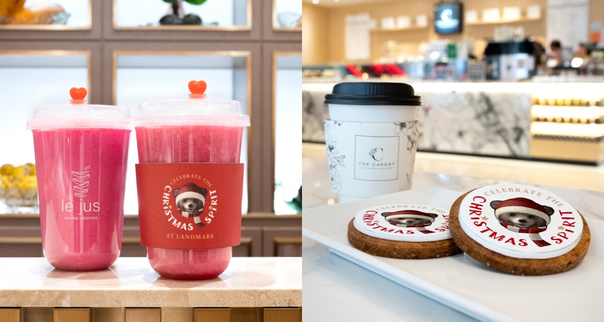 鮮果飲品店Le Jus推出「Christmas Wonderland Wellness Drink」，粉紅色健康果汁以菠蘿、紅火龍果、香蕉和