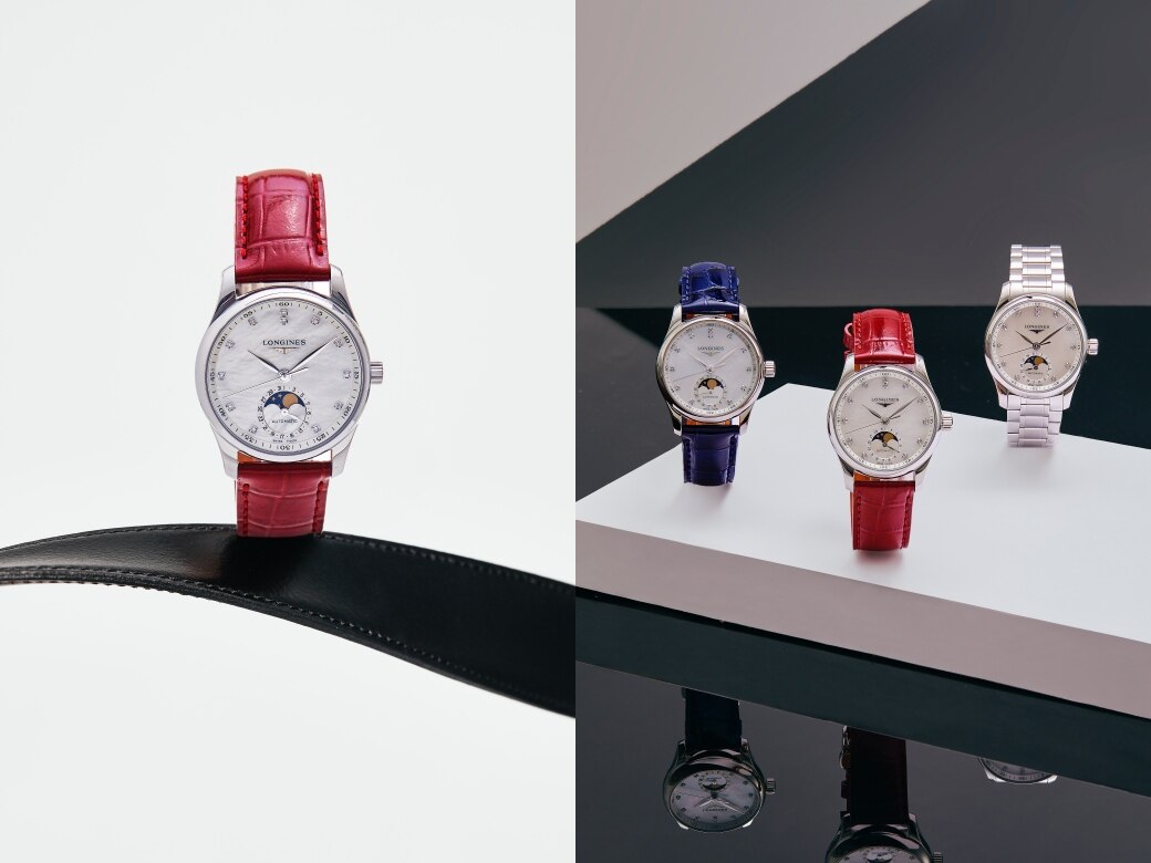 時尚典雅送禮之選！Longines推出首款搭載月相功能的Master Collection女裝腕錶系列