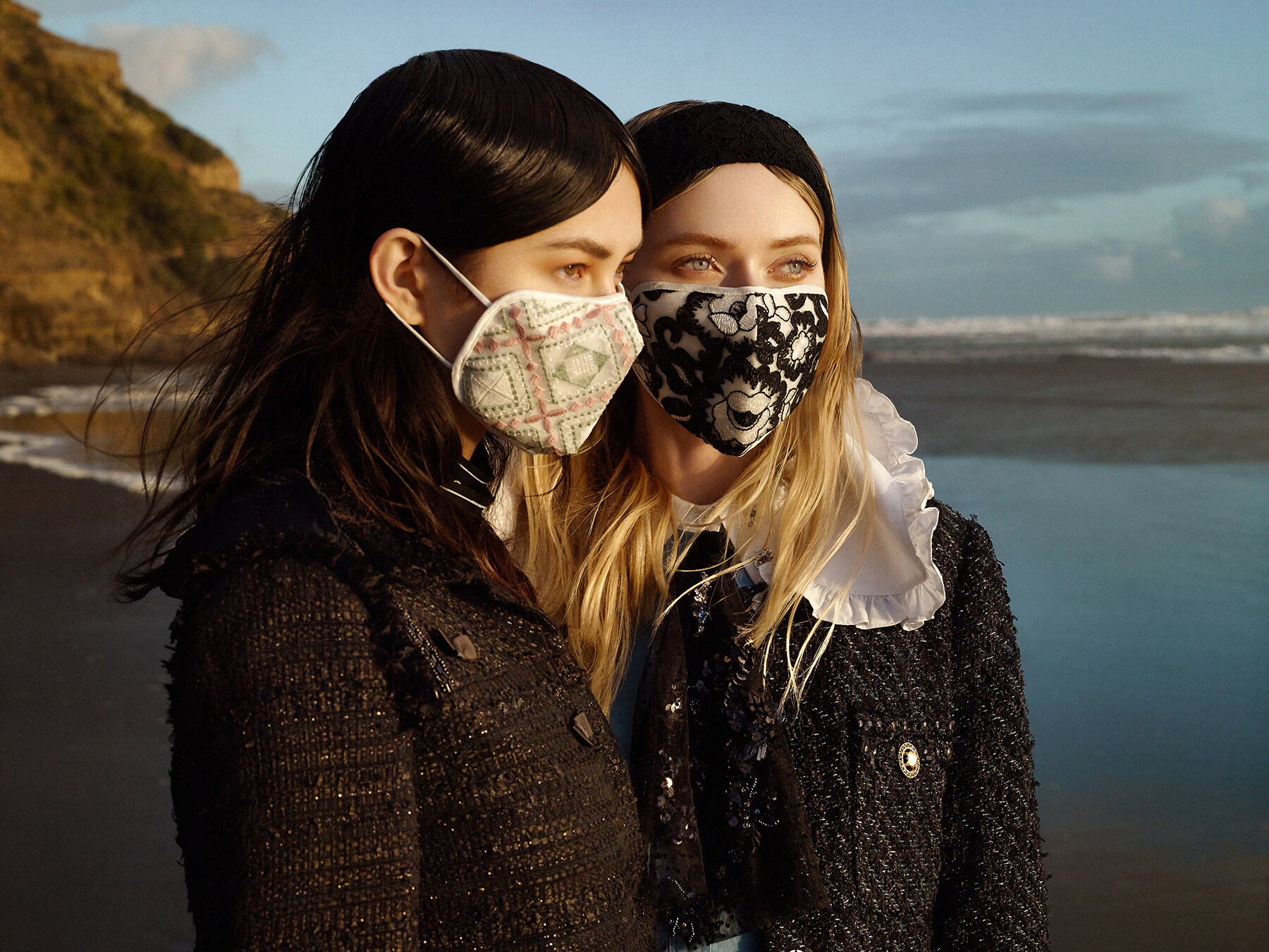 Moiselle今季繼續推出可重覆使用的時尚口罩，是秋冬新裝的最佳配件。